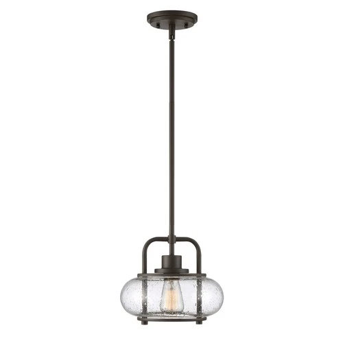 Quoizel TRG1510 Trilogy 1 Light 10"W Mini Pendant - Nickel - Picture 6 of 7