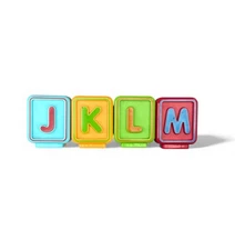 Vtech Sit-to-Stand Alphabet Train Replacement Block 4 Reversible J K L M W X Y Z
