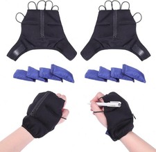 Weighted Gloves, Adjustable Weighted Gloves for Hand Tremors,Single-pack, Left
