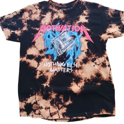 Medium etal Motivation Tie-Dye T-Shirt Nothing Else Matters Popular Poison 