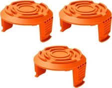 Worx String Trimmer Replacement Spool Cap Covers WA0010 WA6531 3-Pack