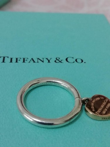 Tiffany & Co. Return to Tiffany Herzanhänger Ring Silber Größe 5 Japan Original - Bild 6 von 9
