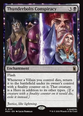 Thunderbolts Conspiracy Marvel Super Heroes Magic: The Gathering MTG