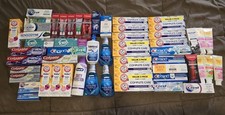 Lot Of 47 EXPIRED  2021 - 2025 toothpastes and mouthwashes