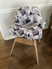 Custom-Made Cover for Shopping Carts  High Chairs Stretchy  Neutral Colors 