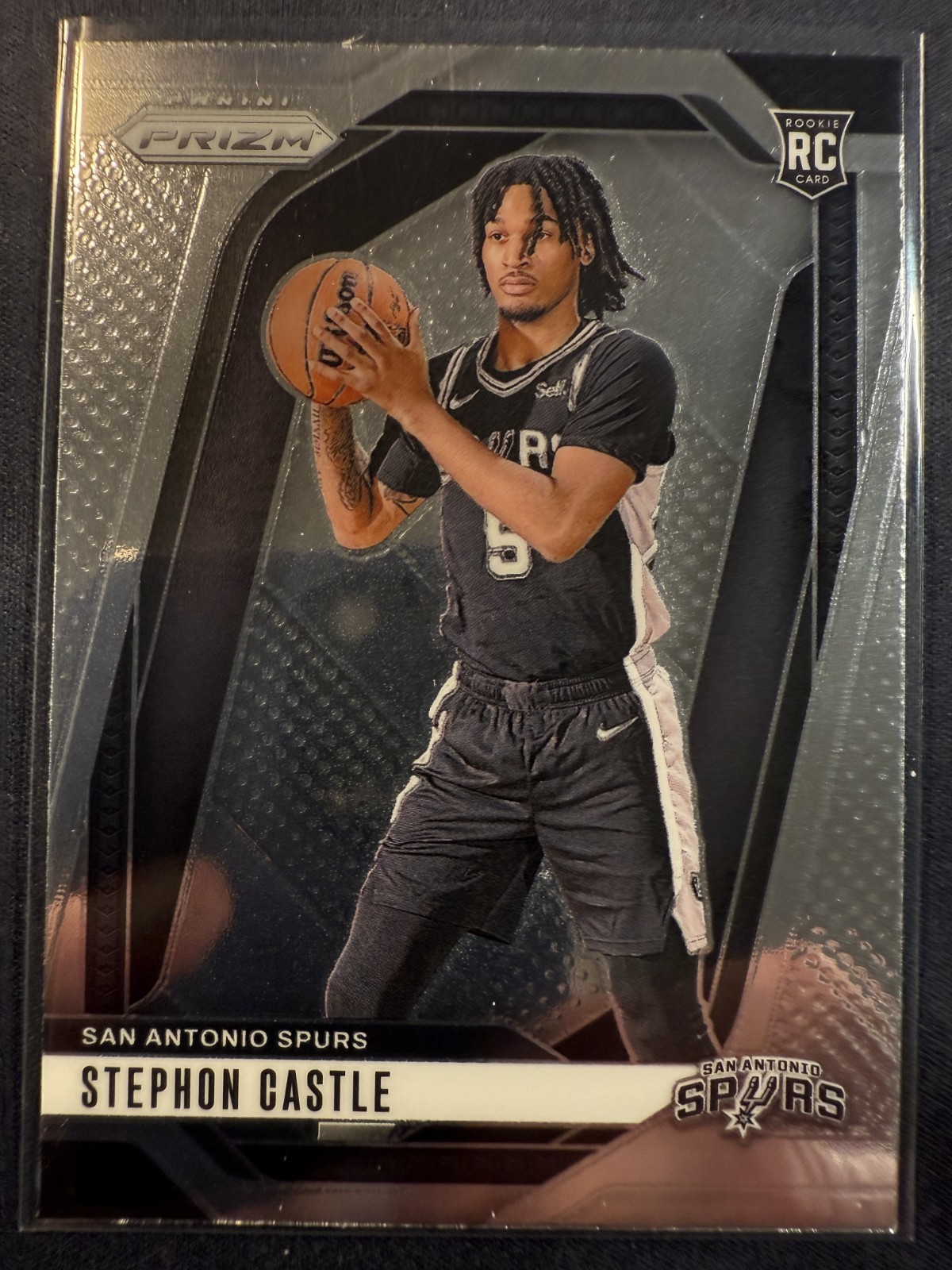 2024 Panini Prizm #234 Stephon Castle RC San Antonio Spurs ROY