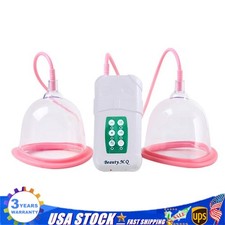 Electric Vacuum Pump Suction Breast Enlargement C/D Cup Breast Lifting Massager