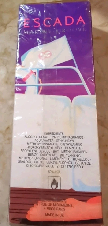 Eau de Toilette Escada Marine Groove Spray 1,6 OZ Sellado Foto 2 de 2
