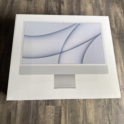 Apple iMac 24'' (256GB SSD, Apple M1, 3.20GHz, 8GB, 8-Core GPU) Silver  MGPC3LL/A