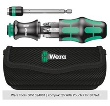 Wera Tools Bit Driver Kraftform Kompakt 25 Ra...