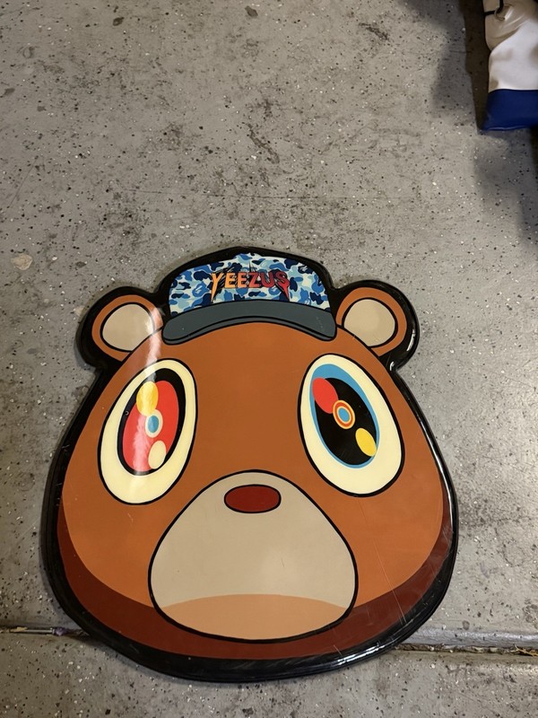 Custom Kanye Yeezus Bear wall Art Idiot Art Box