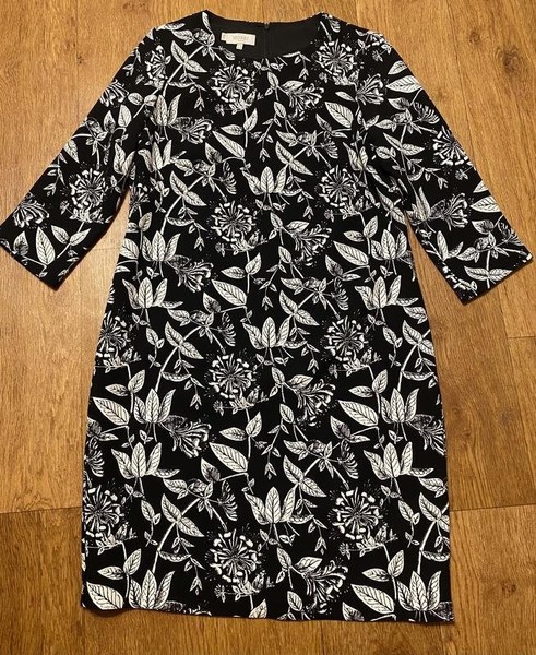 Women Hobbs Dress Black Polyester 40 / L / 48 #98R1