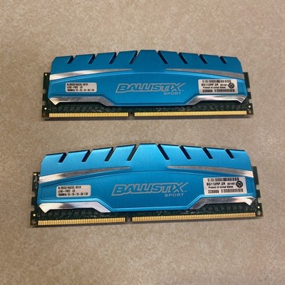 Crucial Ballistix Sport DDR3 DIMM 16GB (2x8GB) 1866MHz 240-Pin Desktop RAM