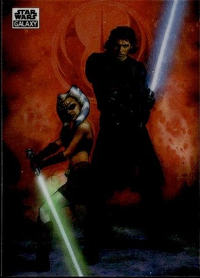 【レア】STARWARS CHRONICLES シリアルナンバ付 2025 Topps Star Wars Galaxy Chrome - Anakin and Ahsoka #71 | eBay