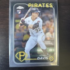 2024 Topps Chrome Henry Davis 260 RC Rookie Card Pittsburgh Pirates