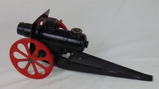 Vintage Conestoga Big Bang Toy Cannon 17" Long Black Red Bethlehem