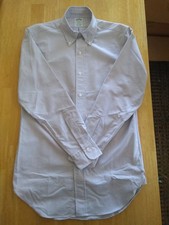 NWOT Brooks Brothers Gray Supima Oxford Button Down 14.5-31 Milano   MSRP 140