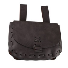 Renaissance Belt Pouch Leather Steampunk Waist Bag Medieval Leather Belt Pouch