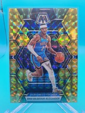 2022-23 Panini Mosaic - Shai Gilgeous-Alexander #4 Reactive Yellow Mosaic Prizm