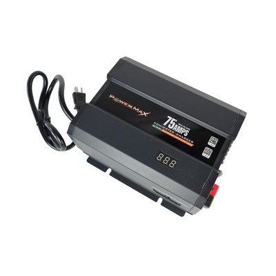 PowerMax PM3 75LK RV Power Converter - 12 Volt 75 Amp with 3 Stage Smart Char...