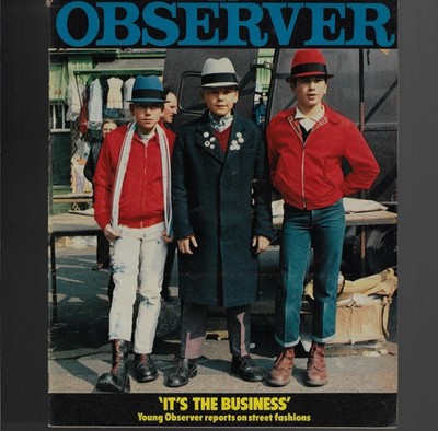 The Observer Magazine - Its The Business SKINHEADS Sally Fear PUNKS TEDS