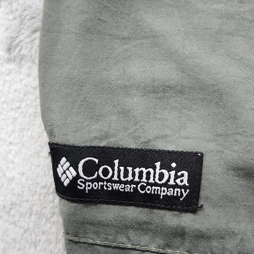 Pantalones Cortos Columbia De Colección Para Hombre XL Gris Forrado con Cinturón Carga Pesca Caza Aire Libre Foto 2 de 4