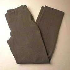 Talbots Women Mid Rise Wool Blend Heritage Fit Dress Pants Charcoal Grey Size 2P