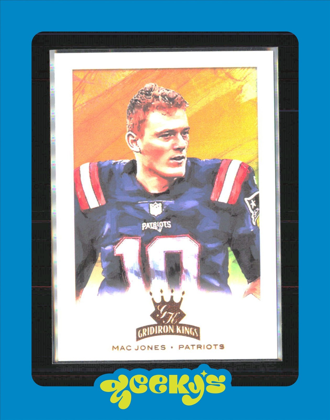 2021  Chronicles - Gridiron Kings Mac Jones #GK-5 (RC) $2MIN ORDER Patriots