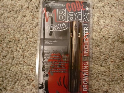 PATTERNMASTER FITS BROWNING INVECTOR DS 12 GA CODE BLACK TURKEY  FREE SHIPPING