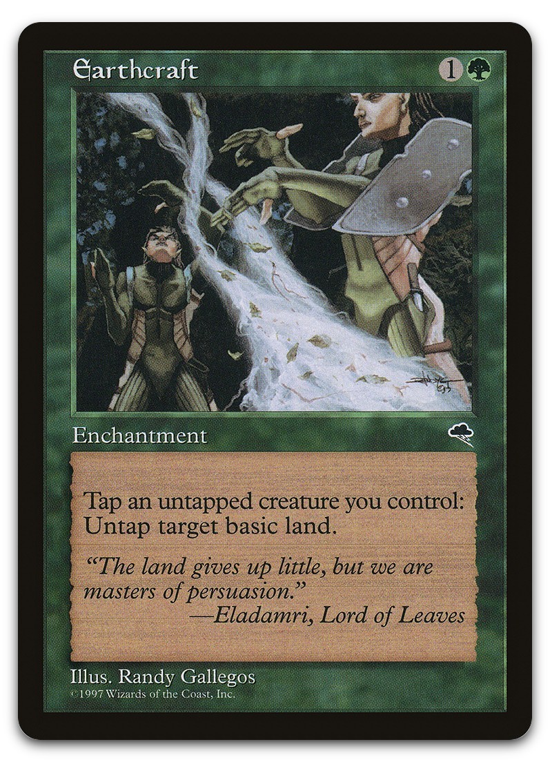 Earthcraft #222 (LP) Tempest TMP Magic MTG