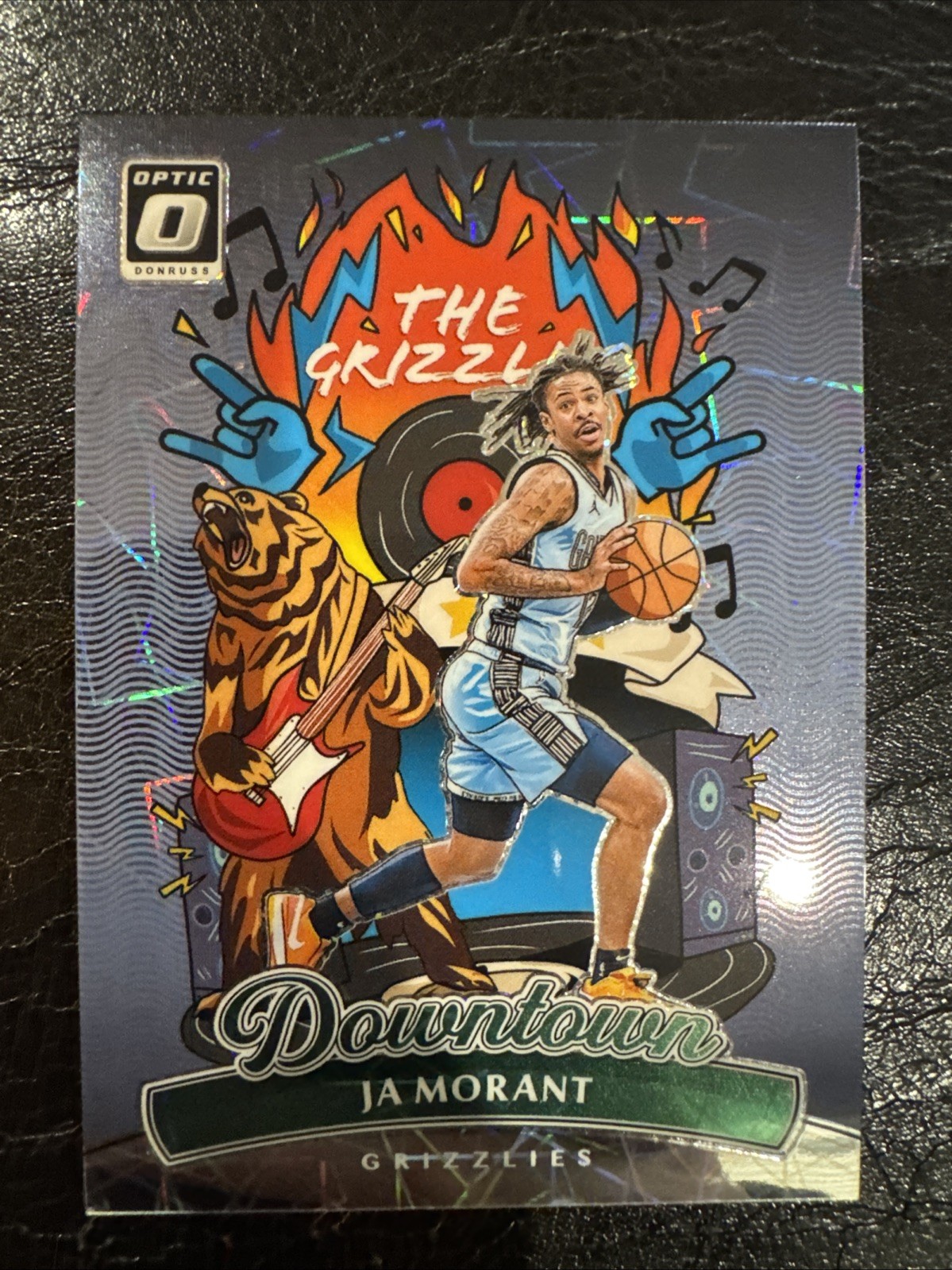 2024 PANINI DONRUSS OPTIC JA MORANT DOWNTOWN CASE HIT SSP MEMPHIS GRIZZLIES