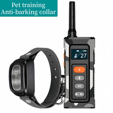 Anti-barking remote collar waterproof control...
