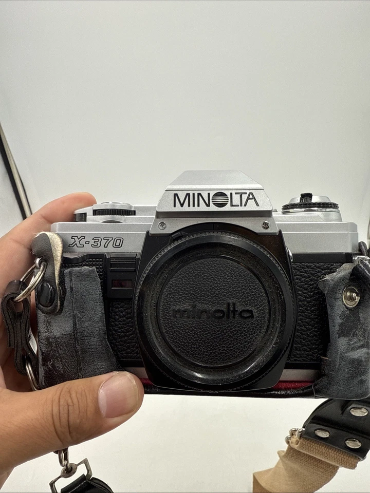 Minolta X-370 35mm Film Camera Body, Chrome - Image 4 of 4