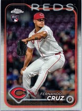 2024 Topps Chrome Update #USC131 Fernando Cruz Refractors Cincinnati Reds