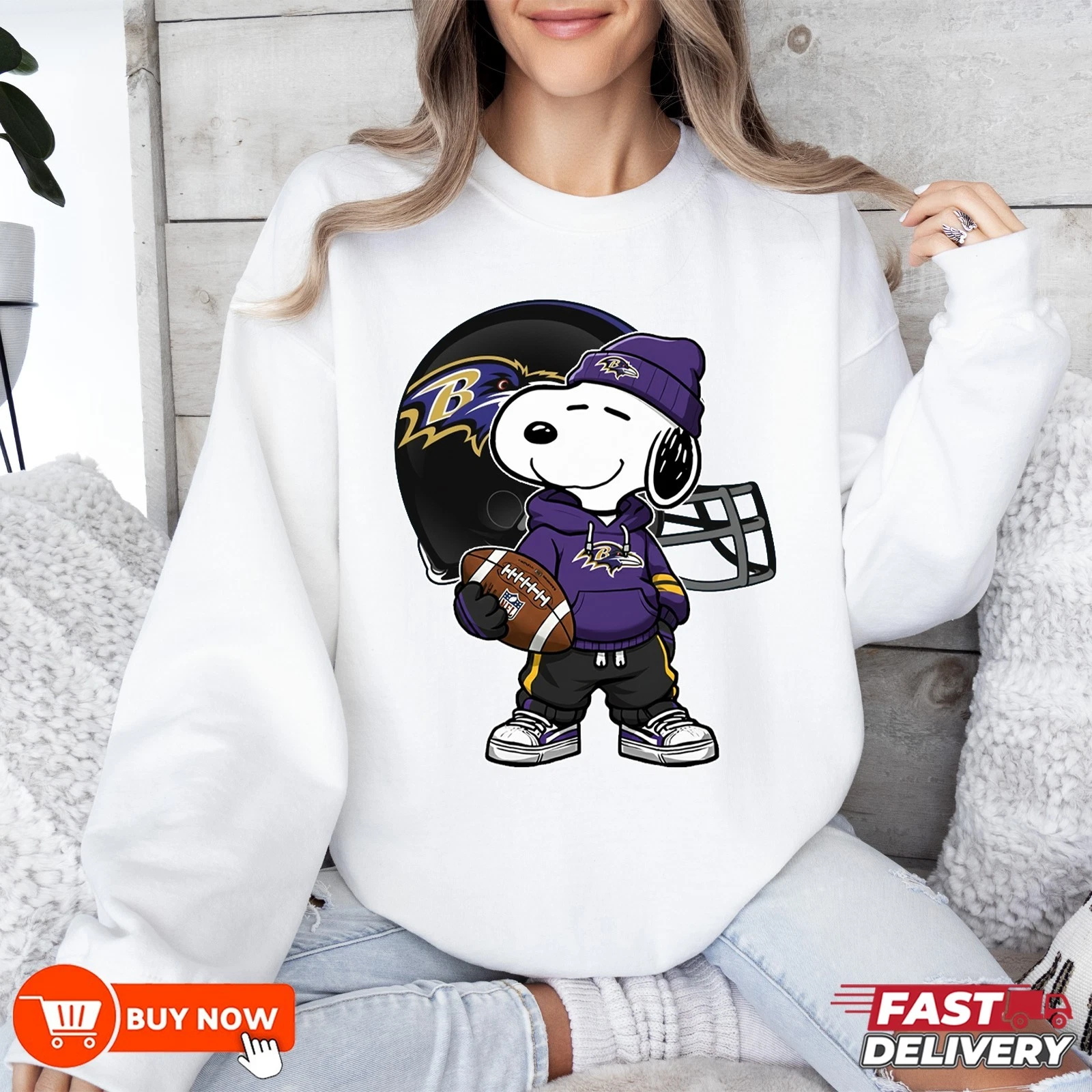 Baltimore Ravens Football Sweatshirt
