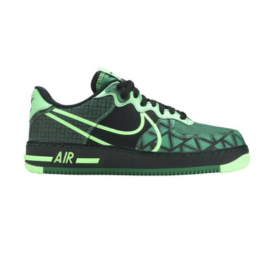 Nike Air Force 1 React Naija Sneakers Black Pine Green CW3918-001 Men Sz 10 New