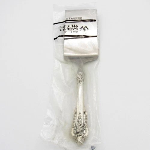 Wallace Sterling Silver Handle GRANDE BAROQUE Hollow Handle Lasagna Server 10"