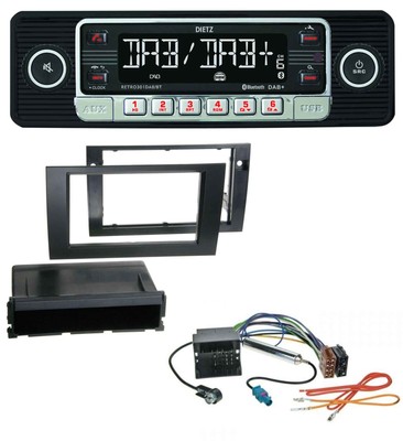 Dietz USB DAB MP3 Bluetooth Autoradio für Audi A4 01-08 B6 B7 Symphony Quadlock