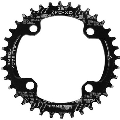 Fahrradkettenscheibe Kettenrad BCD 104mm schwarz 36T Mountainbike Rennrad