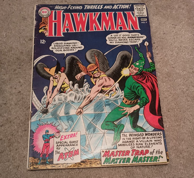 Hawkman #9 August-September 1965 DC Comics Silver Age app The Atom