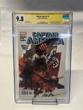 Captain America #6A CGC 9.8 2005 1st full app. of Winter Soldier Signed Epting
