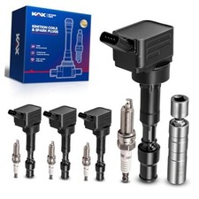 4 Ignition Coils and 4 Spark Plugs Set for Hyundai 4-Pack UF816/9723 Tool