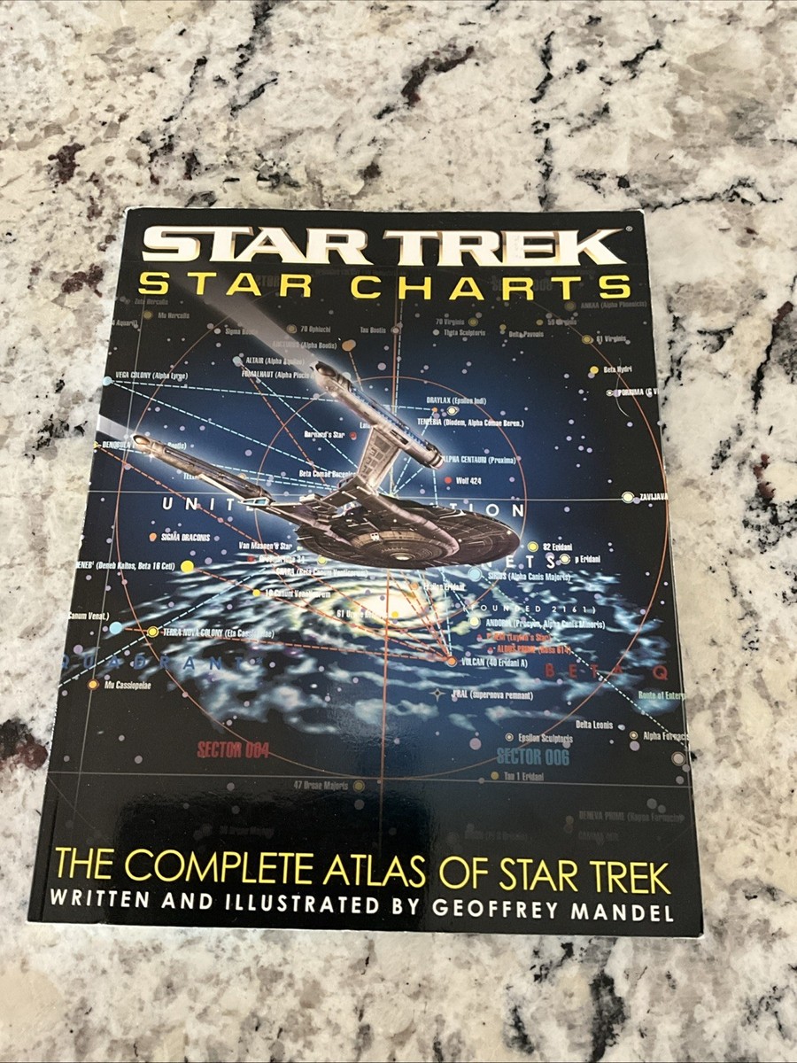 スタートレック スターチャート StarTrek Star Charts これ、スター・トレックの世界全部載ってるすごい地図じゃん