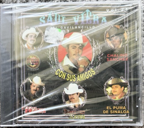 SAUL VIERA / CHALINO SANCHEZ - CON SUS AMIGOS VOL 21 - SEALED 1998 CD - DL915 - Picture 1 of 2