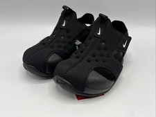 Nike Sunray Protect 2 TD Toddler Size 8c Black 943827 001 Sandals New