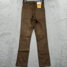 Vintage DEADSTOCK Levi's Mens 519 Cords Corduroy Jeans Pants Brown 80s 28x32