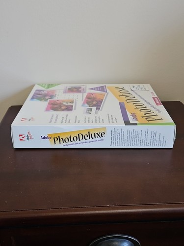 Vintage 1996 Brand New Sealed Adobe PhotoDeluxe v 1.0 CD Rom For Windows Egghead - Picture 5 of 11