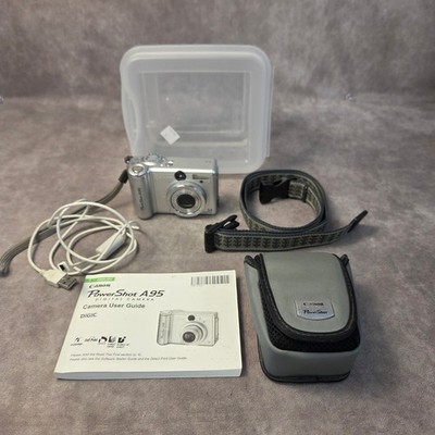 Canon PowerShot A95 Silver 5.0MP Digital Camera 3x Optical Zoom