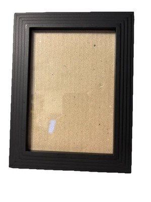 Philip Whitney 5 x7  Table Top Picture Frame Aztec Black Style #930457