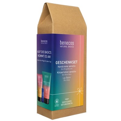 Benecos Geschenkset Sensitiv Hand Körper Lippen   1 Stk.
